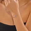 Gold Color Luxury Zircon Blue Evil Eye Bracelet For Women Rhinestone Turkish Lucky Evil Eyes Bangle Good Luck Wealth Zircon
