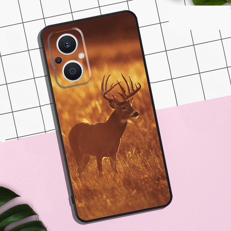 Deer Hunting Camo Case For OPPO Reno 13F 13 12 12F 11 11F 8T 7 8 10 Pro OPPO Find X8 Pro X6 X3 X5 Lite Cover