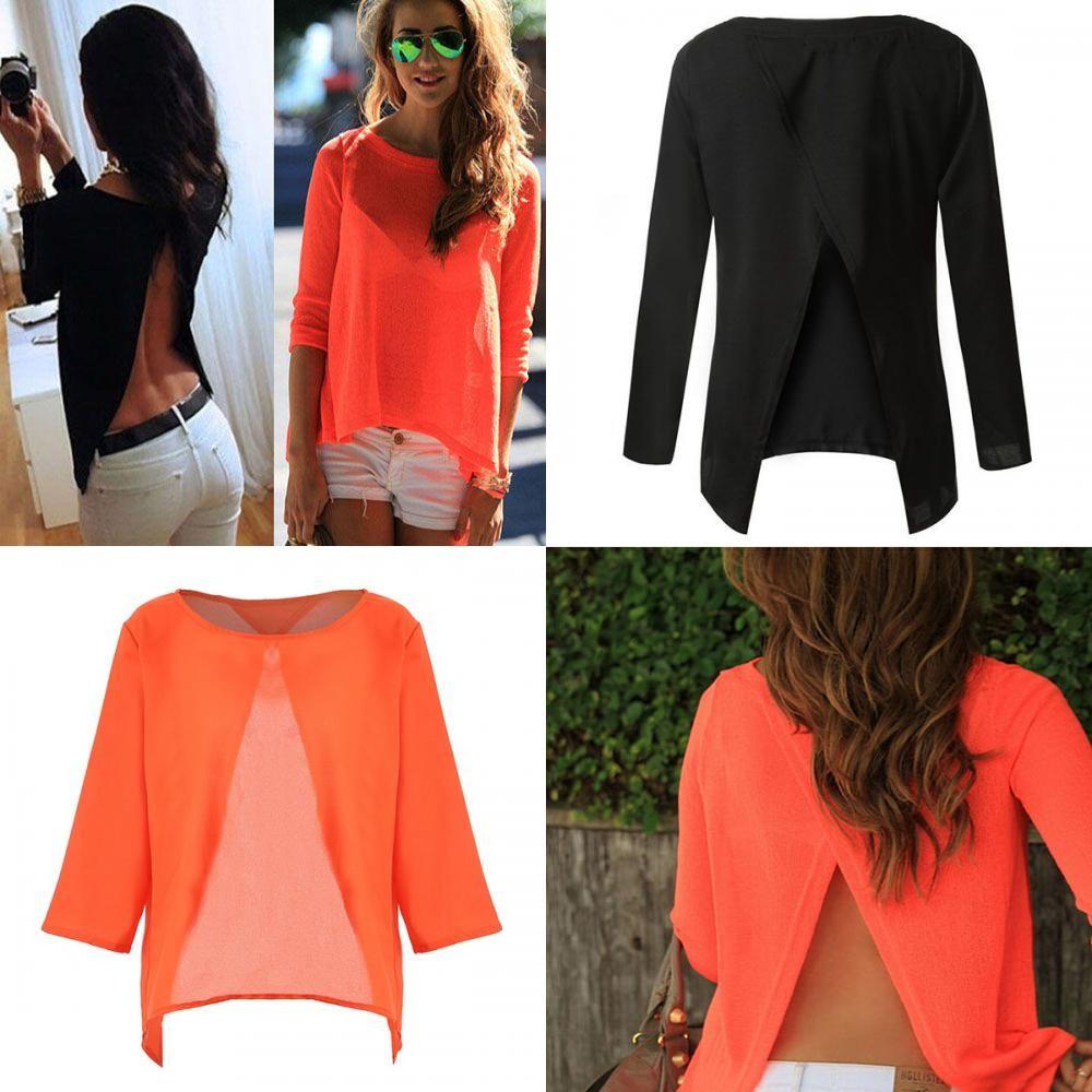 Chiffon Blouse For Women With Splicing For Daily Wear Fashion Gift