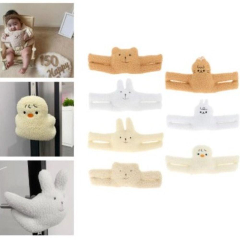

Handle Mounted Door Clip Anti Pinch Hand Door Card Stopper Door Stop Baby Safety Style 2