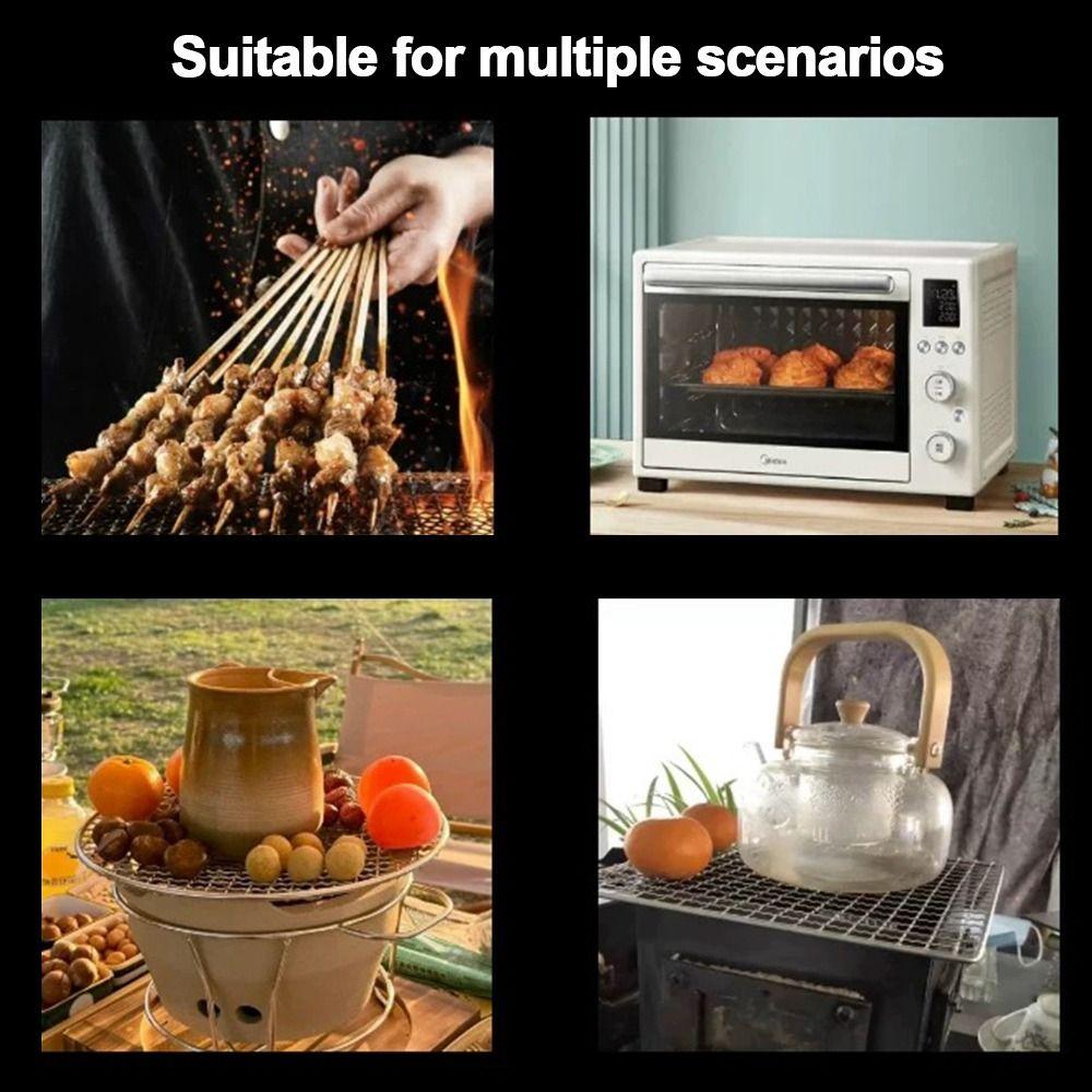 Iron Wire Grill Racks Reusable Roast Grate Net New Cooking Net Tool