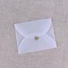 Postcard White For Card Sulfuric Acid Paper Envelopes For DIY Semi-transparent Paper Envelopes