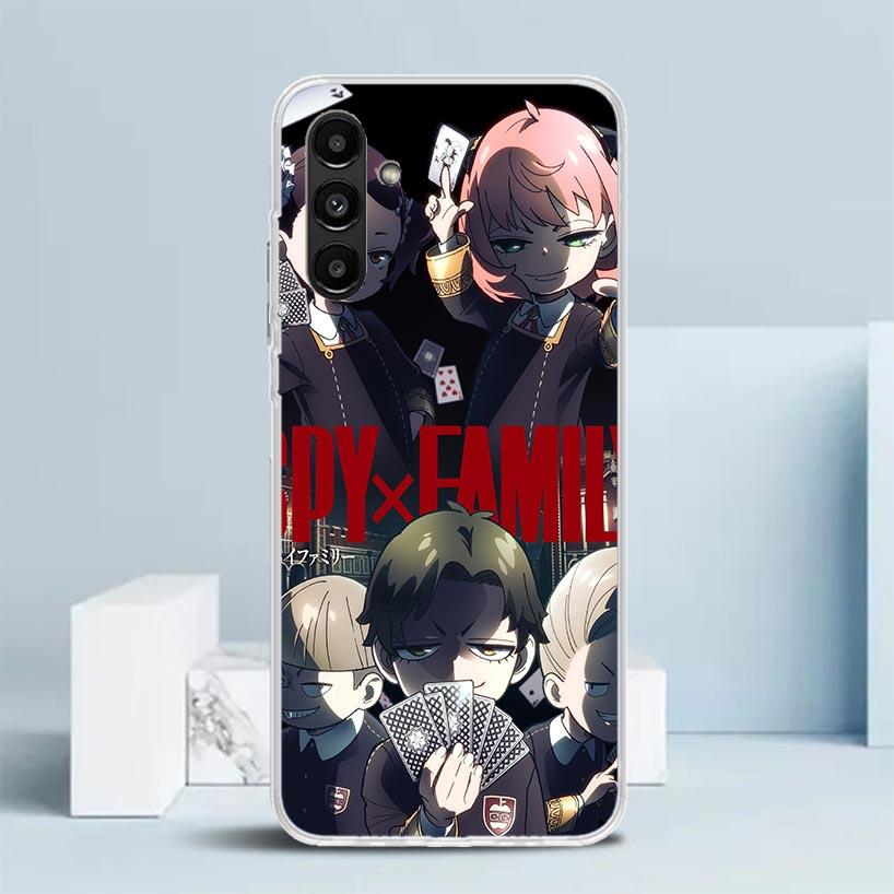 Anime S-Spy Family Anya Cover for Samsung Galaxy A17 A37 A57 A16 A26 A36 A56 A15 A14 A55 Phone Case A13 A53 A25 A35 A24 A34 A23