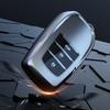New Car Key Case Cover Shell For Toyota Chr Hilux Fortuner Land Cruiser 200 Camry Corolla Crown Rav4 Highland Keychain