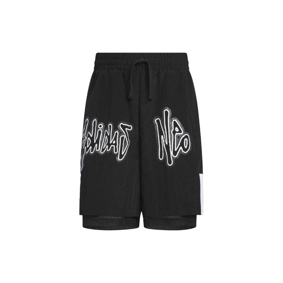 adidas Neo Basketball Shorts  Black  Men s IA6794 XS