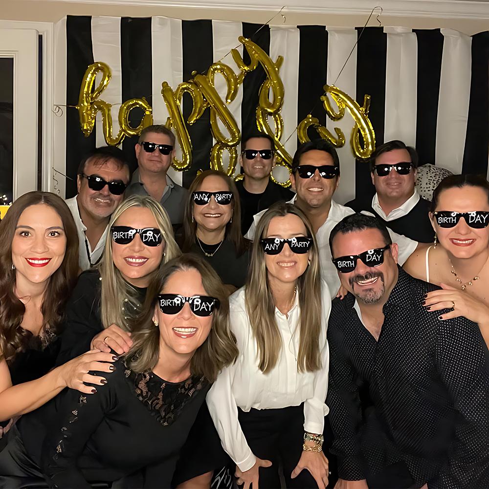 12-100 Pcs Wedding Personalized Sunglasses Bulk Custom Sunglasses with Paint Pens for Adult DIY Birthday Wedding Party Favors 5