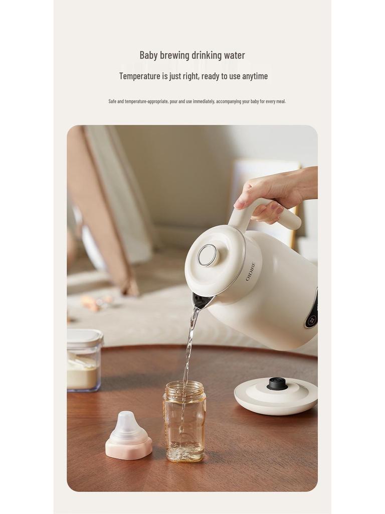 OIDIRE Smart Electric Kettle: 316 Stainless Steel, Thermostatic, Automatic Heat Preservation, Ideal for Brewing.