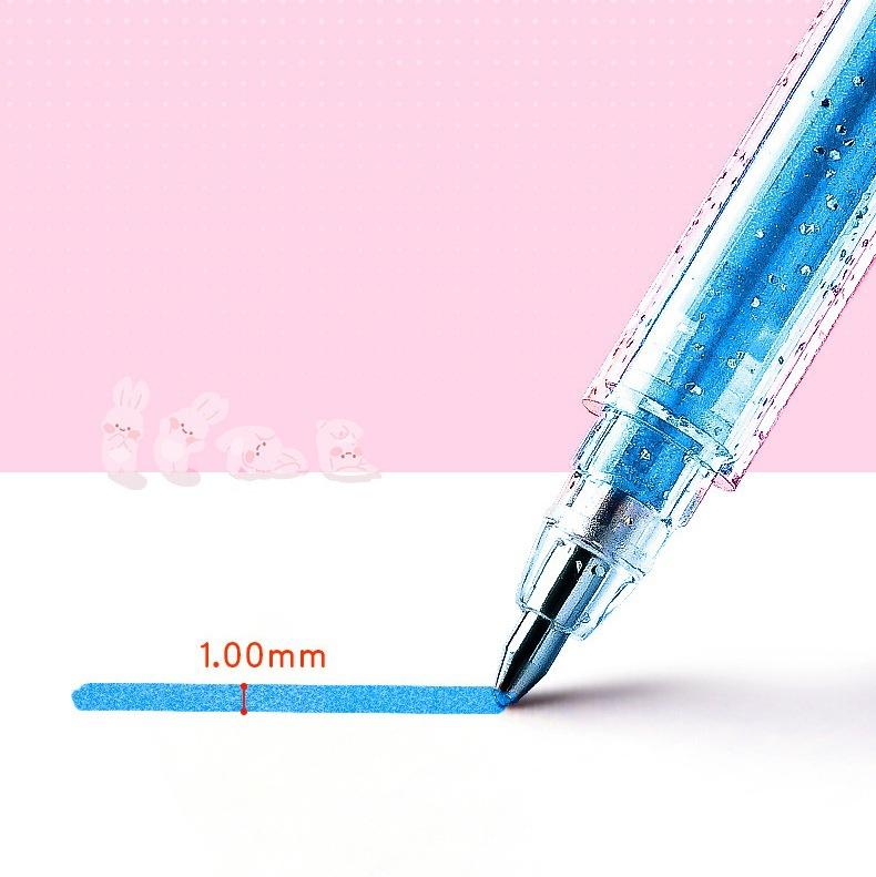 Gel Pens -Glitter Pen Fluorescent Marker Pen Account Pen Glitter Powder Student Practical Gel Pen Color Pen Quicksand Pen