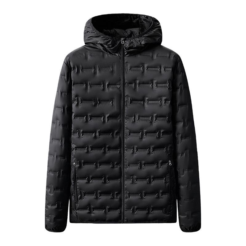 

Мужской пуховик зима новый уличный ветрозащитный теплый пуховик с капюшоном женская куртка M