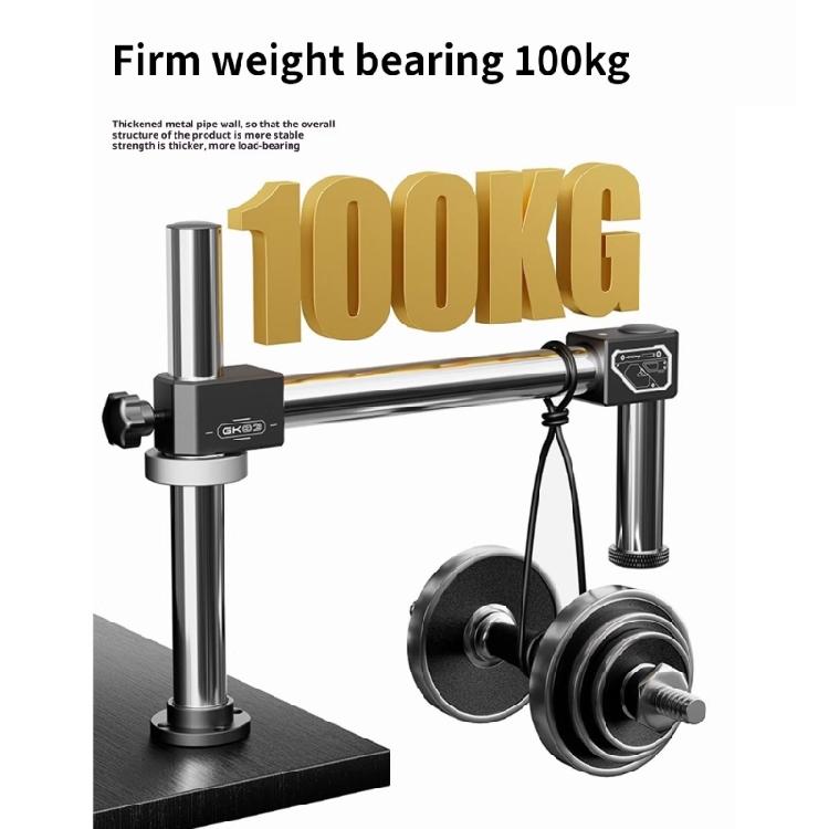 Laboratory Articulated Arm Bracket Double Arm Boom Stand for Stereo Microscope Workspaces Optimization