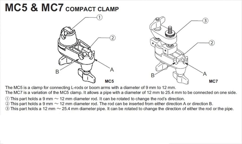 TAMA Compact Clamp MC7