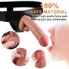 ლესბოსელი Strapon Dildo რეალისტური პენისის თასმის შეწოვის თასი სექსუალური სათამაშოები ქალებისთვის