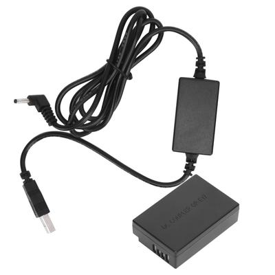 55.5V USB Drive Cable Mobile Power Supply DC Coupler LPE17 Dummy Battery for Canon M3 M5 M6