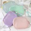 Dopamine Mesh Makeup Bag Women'S Large Capacity Portable Toiletry Bag Cosmetics Storage Bag Multifunctional Tote Bag