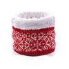 Winter Versatile Wool Neck Protector Neck Cover Women's Thickened Snowflake Knitted Scarf Cold-proof and Warm Scarf Men