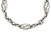 Gucci Interlocking Three Interwoven GG Detail Pattern Glossy 925 Silver Bracelet Unisex Bracelet 620798 J8400 8106