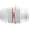 Aramox Marine Bilge Air Blower, 4inches In-Line Bilge DC Air Blower Engine Ventilation Fan White for Yacht RV (24V)