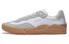 Abrasion Resistant Breathable Low Top Skateboard Shoes Men's White Gray AEPSA49-1