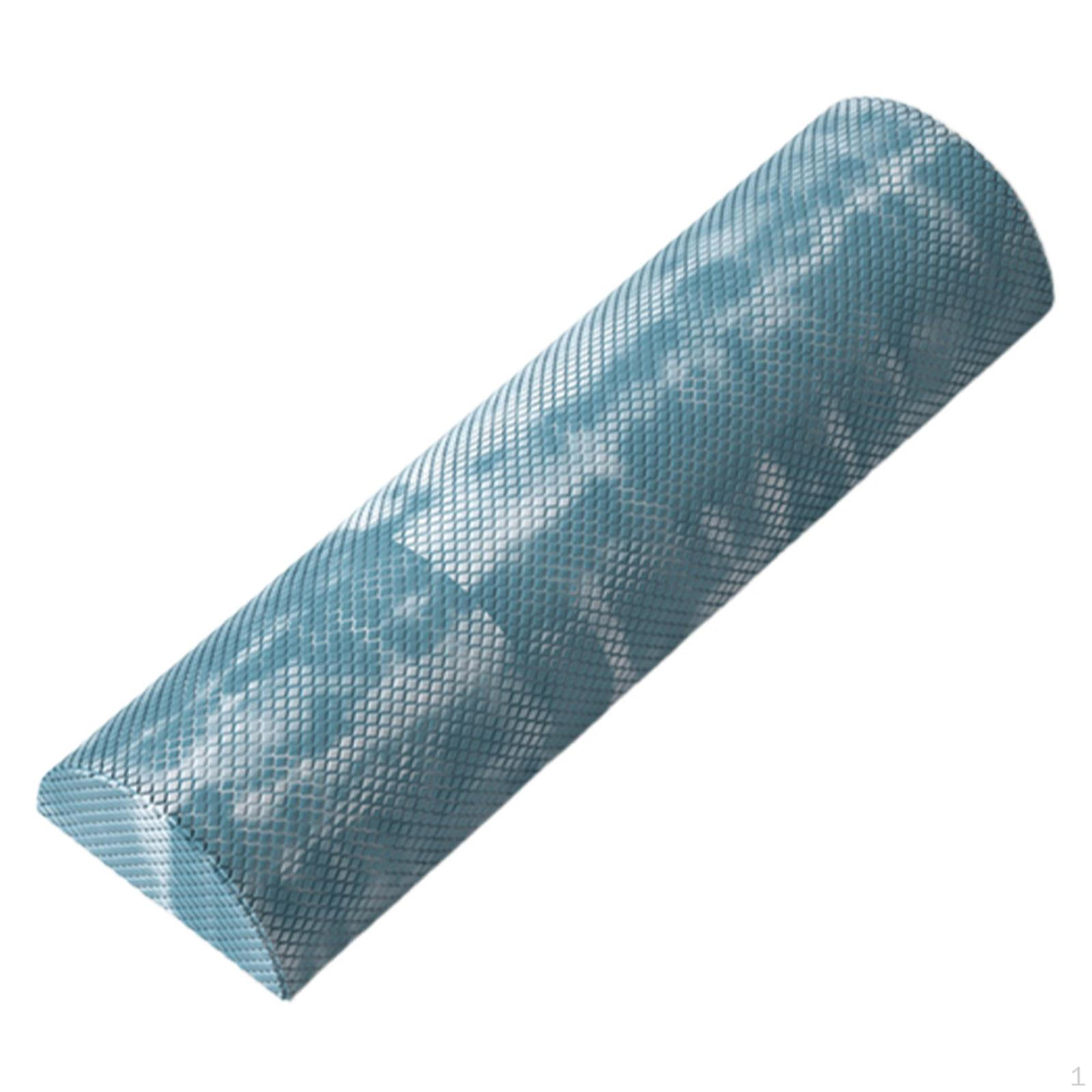 

EVA Foam Roller Balance Training Non-Slip Back Massage Half for Pilates Sports Fitness 45cm length