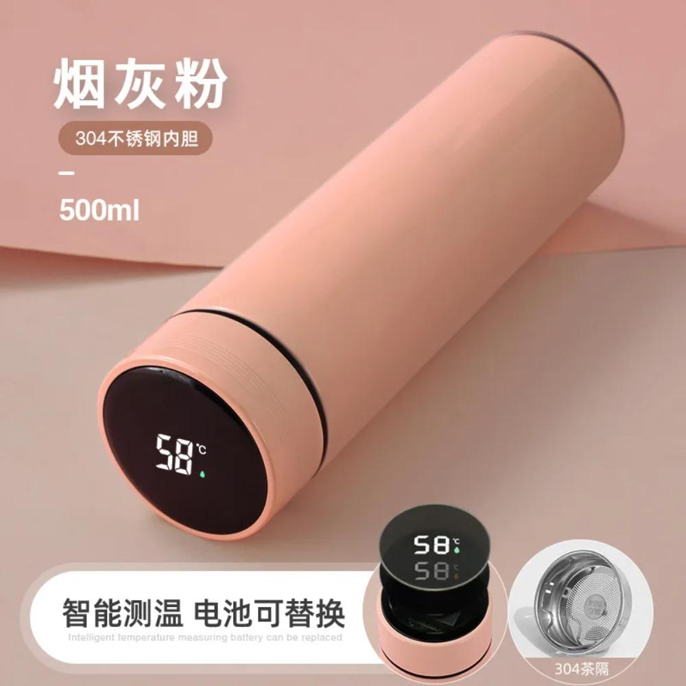 304 Stainless Steel Thermos Cup Smart Display Vacuum Water Cup for Men and Women Students High Value Office Cup