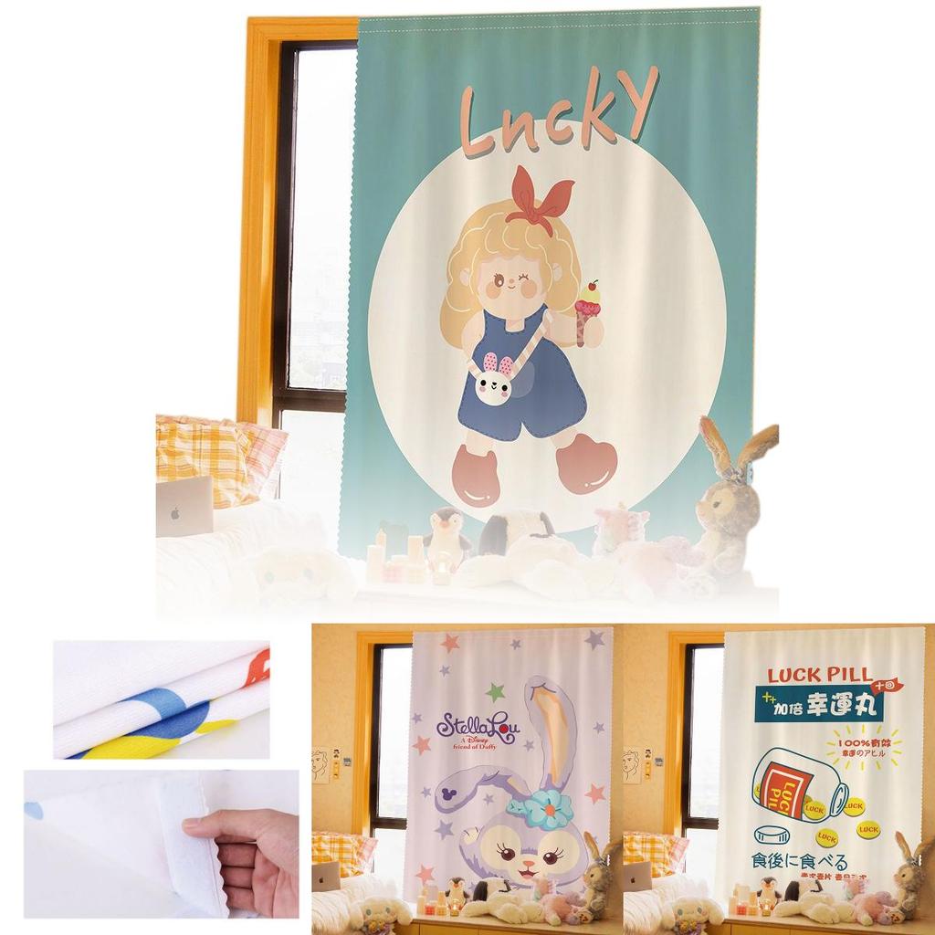 Eleganter Klettvorhang Fenster Selbstklebend Verdunkelungsvorhänge Für Zuhause Schlafzimmer Dekor