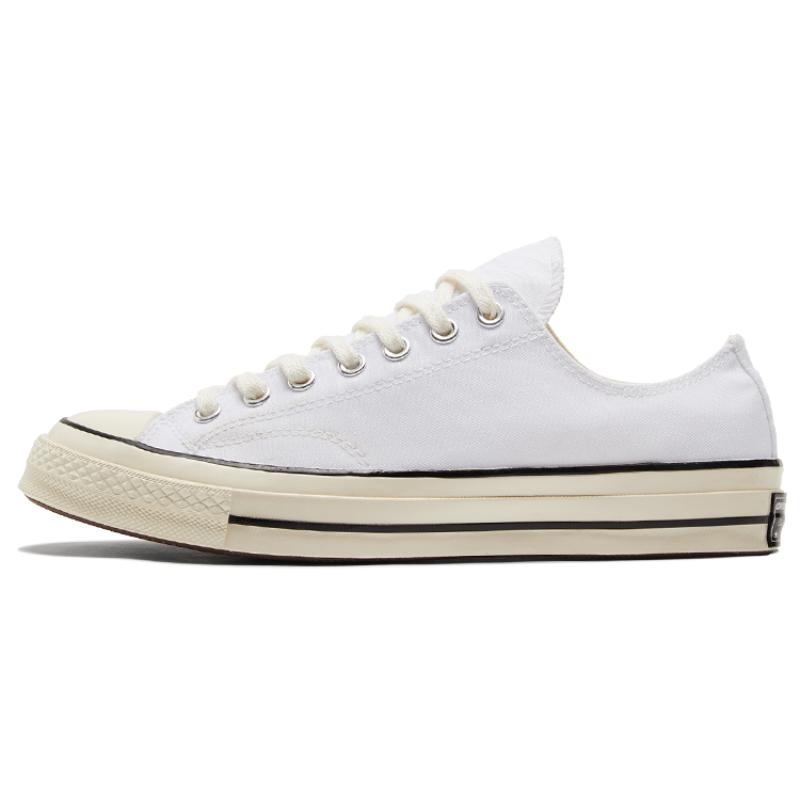 Converse Chuck 70 Chuck Taylor All Star Comfortable and Versatile Low-Top Canvas Shoes Unisex White