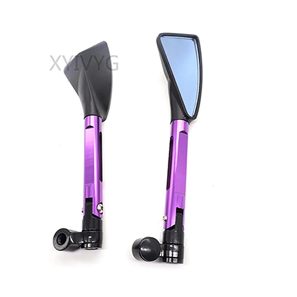 CNC ALUMINUM custom motorcycle rearview Side mirrors 8mm 10mm For KAWASAKI z750 NINJA250 HONDA R1 R6 FZ6 SUZUKI YAMAHA
