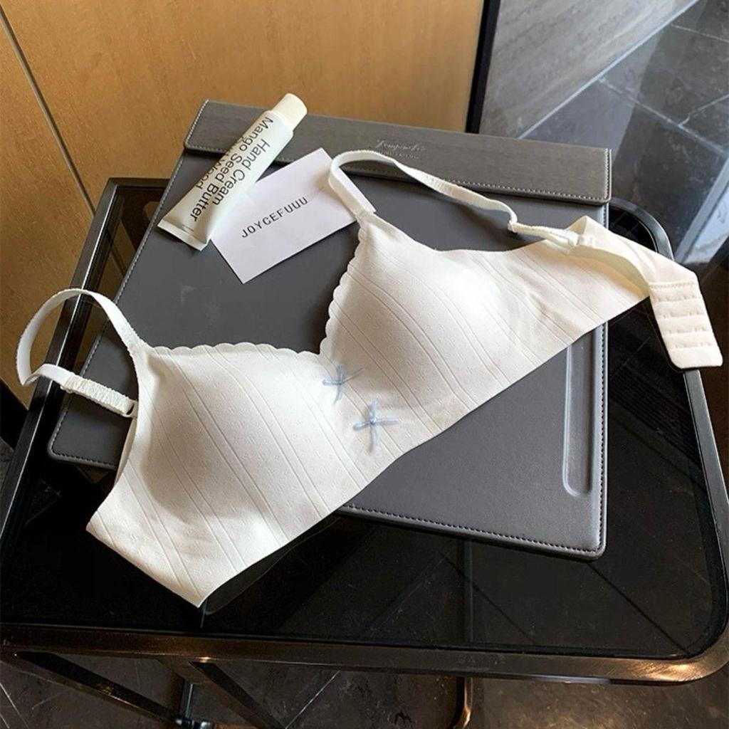 Bezešvá push-up podprsenka v japonském stylu pro malá prsa - Pohodlná, bez kostic, tenká s mašličkou