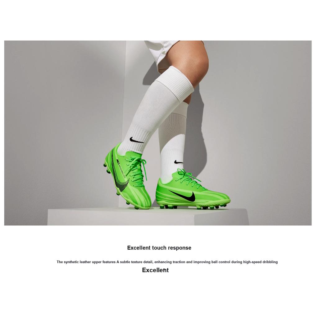 Nike Mercurial Vapor 15 Club MG GS Dream Speed - Green Strike Detské kopačky štadiónovo-zelená čierna FJ7188-300
