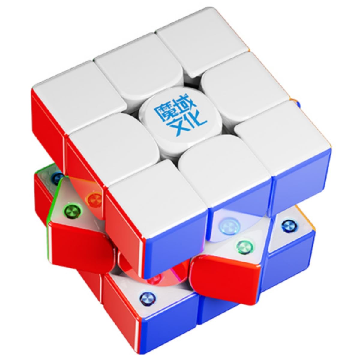 

Bucubke MoYu WRM V11 20M Ball Core, Maglev UV Version, 3x3 Magic Cube V11, 20 Magnetic Ball Core with Magic Cloth, Stickerless Puzzle, Magic Cube Toy