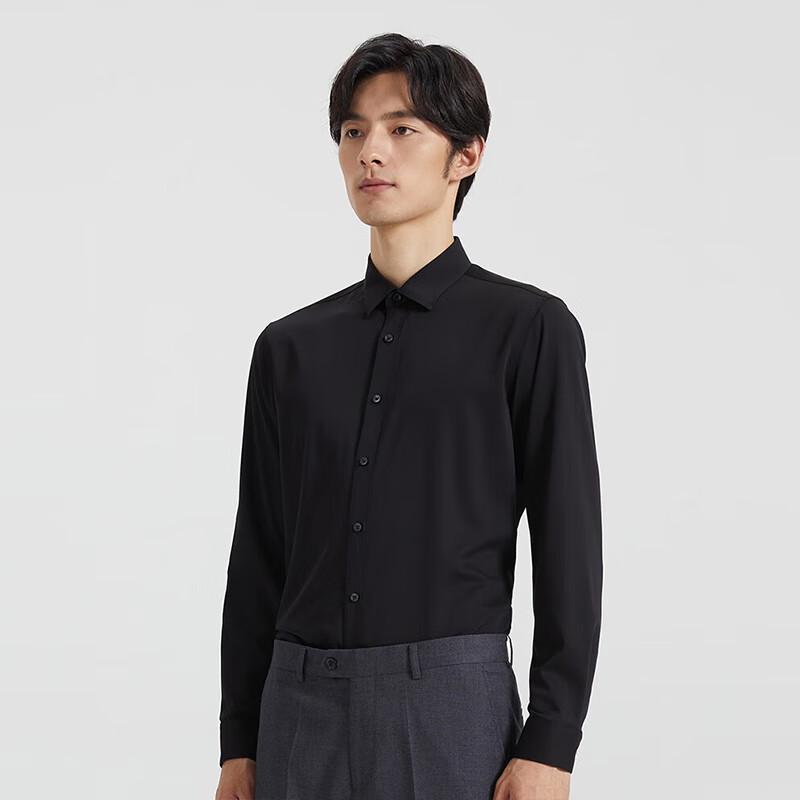 TRIES Men's Business Long-Sleeve Shirt