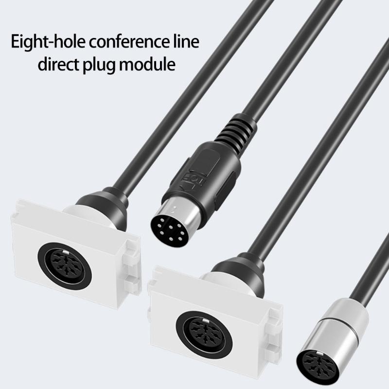 Universelles DIN 8-Pin-Kabel DIN 8-Pin Buchse auf Stecker/Buchse auf Buchse Option für Synthesizer und Sequenzer