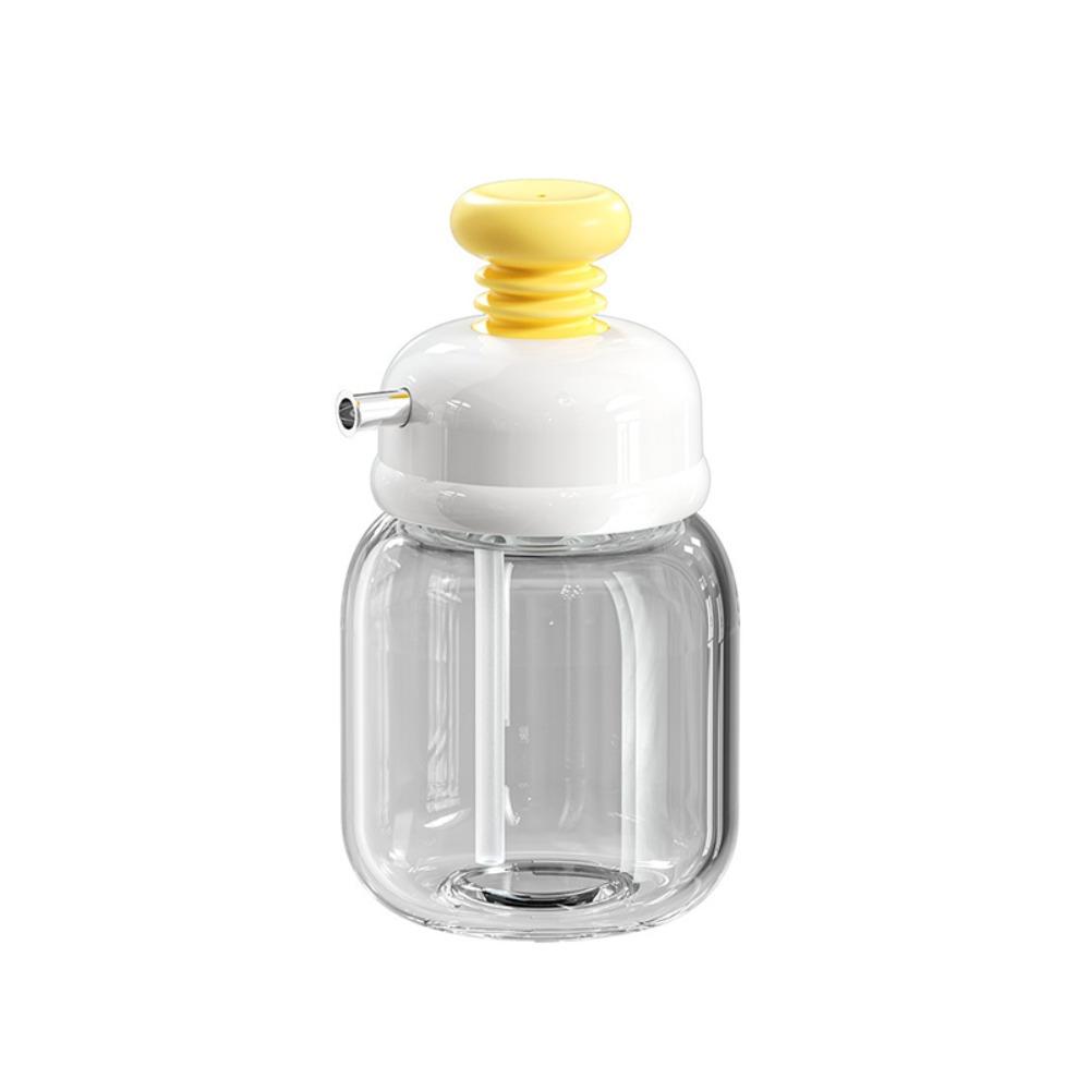 Controllable Oil Output Press Type Glass Oil Bottle Refillable Olive Oil Jar Oil Dispenser  Vinegar