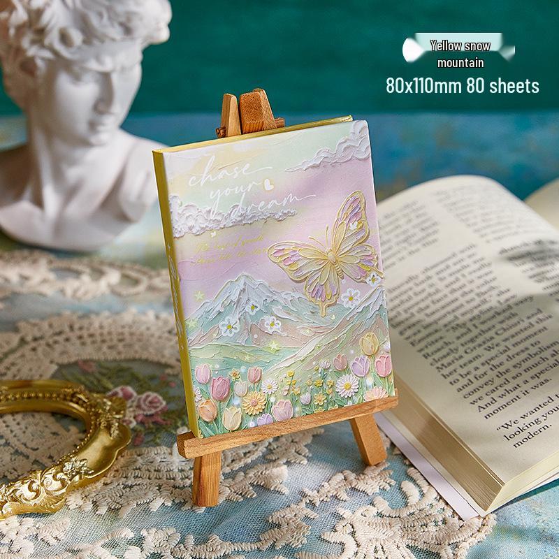 Dreamy Butterfly Mini A7 Notebook for Girls: Portable, High-Value Student Journal