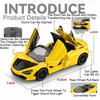 1:32 Lambor SVJ63 720S Alloy Toy Diecast Model Car Wheel Pull Back Miniature Supercar with Light Music Vehicle Collect Souvenirs