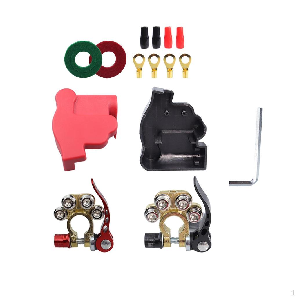 Car Terminal Connector Long Service Life Universal Positive Negative Accessories Clamp
