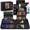 Drawing Kit - Shuttle Art - Sa Ss103 - 116 Pencils - Various Tools - Portable and Complete