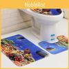 Printing Cartoon 3d Bathroom 3pcset Carpet Nonslip Rug Toilet Cover Mat Bath