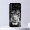Lion Alpha Male Cub Soft Case For Samsung Galaxy A15 A14 A13 A12 A55 A54 A53 A52 Phone Cover A35 A32 A33 A25 A23 A22 A05S A04S G