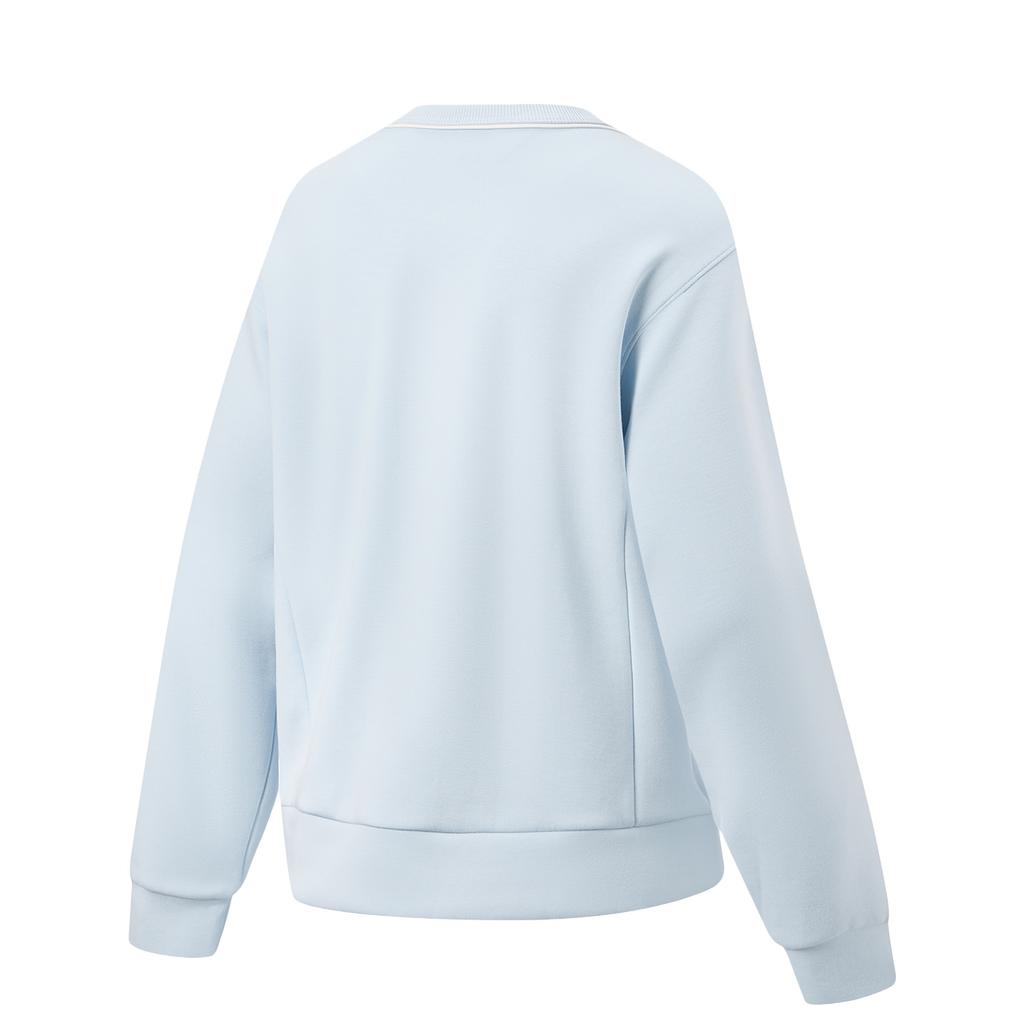 Li Ning Fitness Series Logo Loose Round Neck Sweatshirt Women sweatshirt AWDW500-6