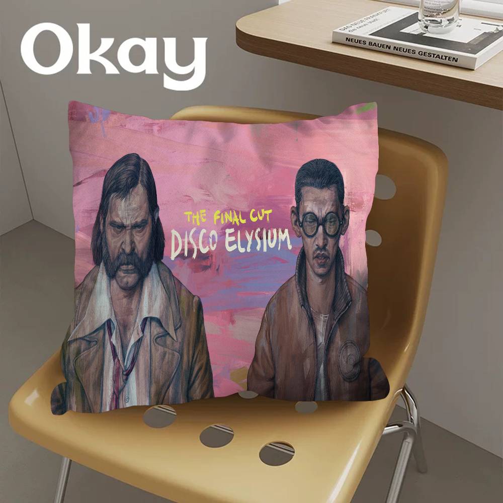 Disco Elysium Game Personalized Pillow Cover Kids Bedroom Wild Party Decor Pillowcase kid Birthday shower Gift