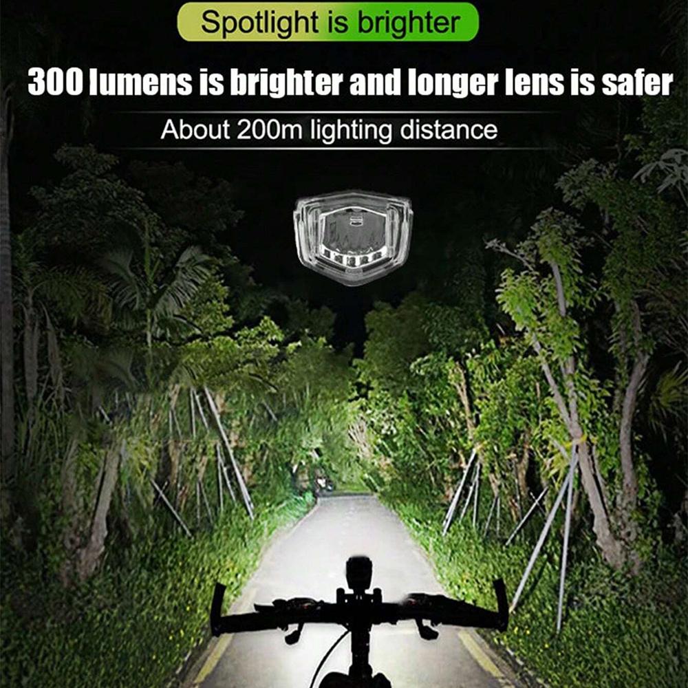 Bicycle Headlight Usb Charging Night Bike Tail Super Light Warning Light Outdoor Mountain Bike Front And Rear Lights