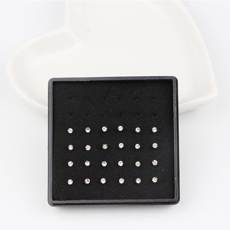 1 Set of stainless steel piercing jewelry nose jewelry kit - mini nose stud body piercing jewelry