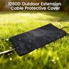 3 Piezas Cubierta de Seguridad para Cable de Extensión para Exteriores Tela Oxford Impermeable Cubierta para Enchufe Eléctrico Protector de Funda para Conectores de Cable Resistente a la Intemperie