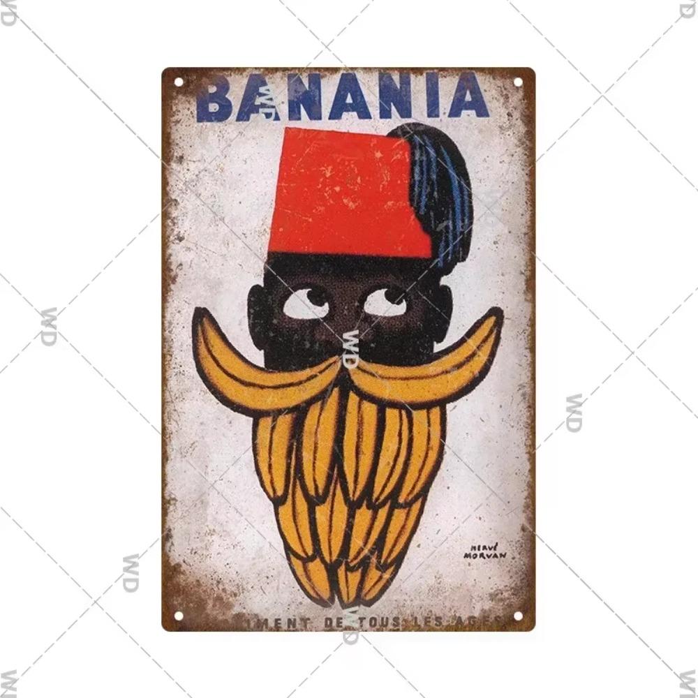 Chocolat Hot Drink Metal Poster Vintage Art Plate Signs Wall Deco Tin Sign Print Plaques Exquisite Crafts Decor Piece