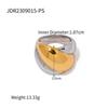 Jieding 18K Gold Stainless Steel Luxury Titanium Ring for Women
