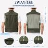 Outdoor Fishing Camouflage Sizes for [Kayiyasu] Men's Vest, Mesh, Multi-Pocket, Multifunctional, Vest, Durable, Breathable, Quick-Drying, Pattern,