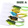 Bass Fishing Lures Fishing Accessories Frog Fishing Lure Bait Hooks Bass Carp Fishing Gear