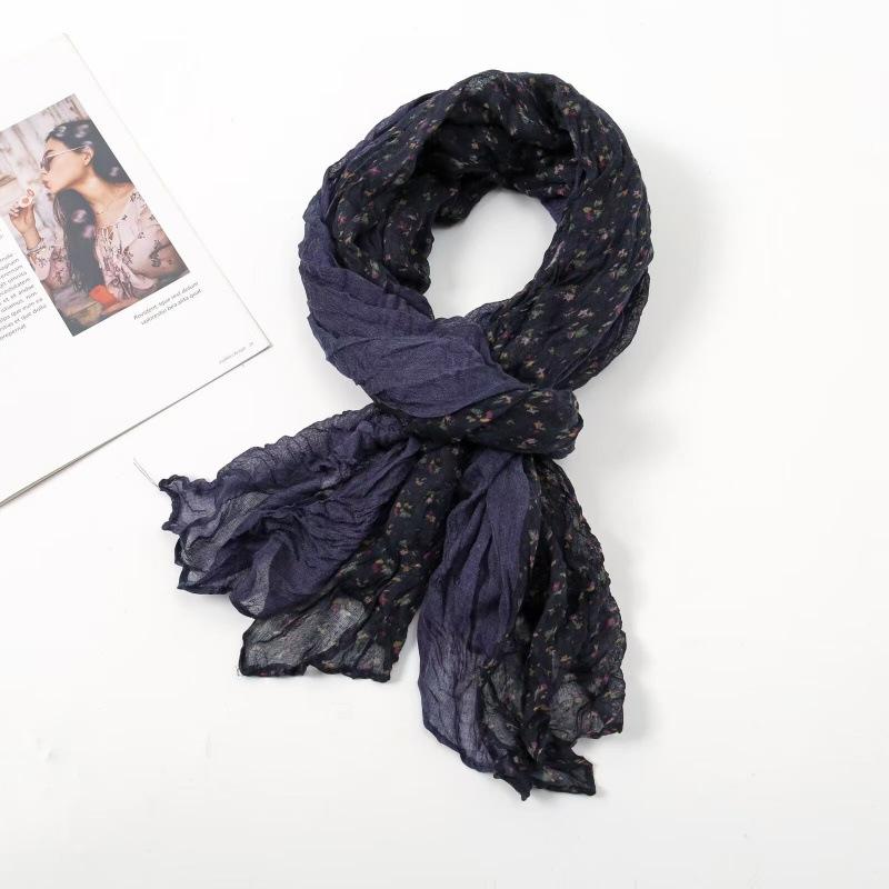 

Lightweight Cotton Linen Scarf Soft Breathable Fabric Stylish Design Suitable for Various Outfits and Seasons Comfortable Wear Durable Material One size