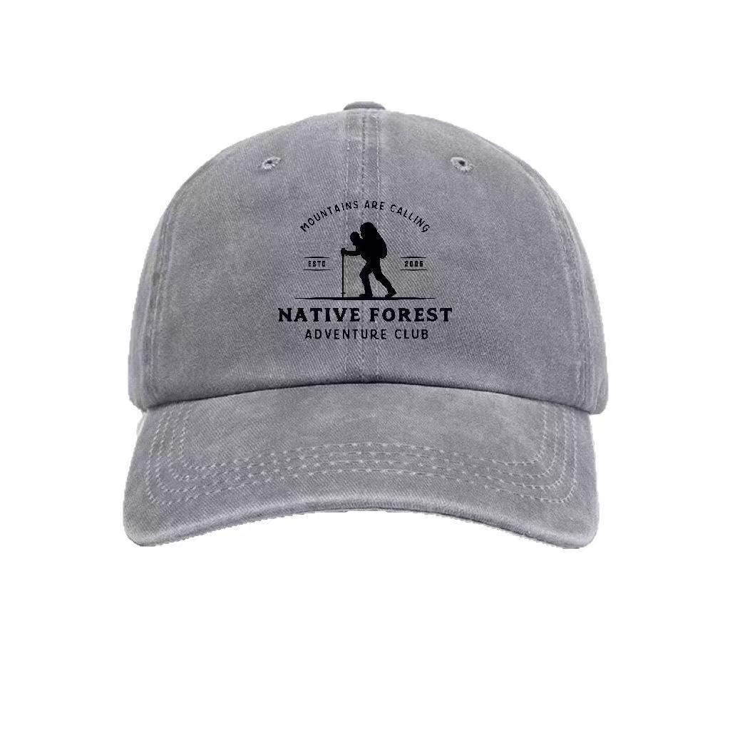 Unisex Leśna Przygoda Czapka Baseballowa - Miękki Daszek Słoneczny